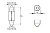 Автолампа C3W SV7-8 3W прозора bosch 1987302528 (фото 5)