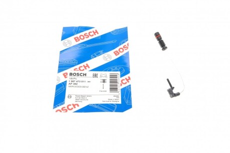 Датчик зносу колодок гальмівних (передніх) MB M-Class (W163) 98-05 bosch 1 987 473 011