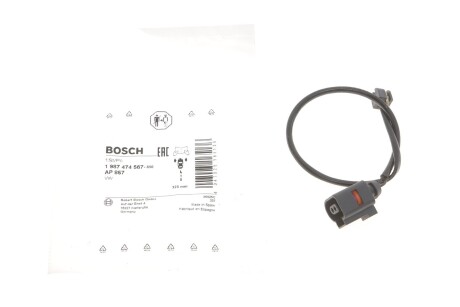 Датчик зносу гальмівних колодок VW Touareg 3.0-4.2 10- bosch 1 987 474 567