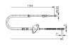 Трос ручника (задній) (L) DB 407-410 (6114201685) bosch 1987477122 (фото 1)