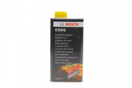 Гальмівна рідина env6 1.0 L ENV6 (металева канистра) bosch 1 987 479 207