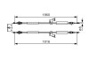 Трос ручного тормоза bosch 1987482019 (фото 1)