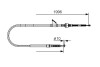 Трос ручника (задний) (L) Mitsubishi L200 96-07 (1995/1790mm) bosch 1987482068 (фото 1)