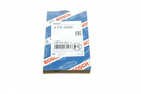 Ремень поликлиновой 4PK698 bosch 1 987 947 803