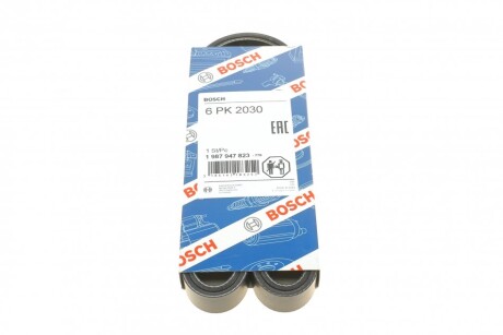 Ремень поликлиновой 6PK2030 bosch 1 987 947 823