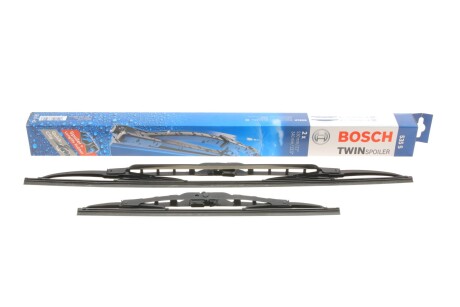 Комплект щеток стеклоочистителя каркасных Twin Spoiler 530/340 bosch 3 397 010 406