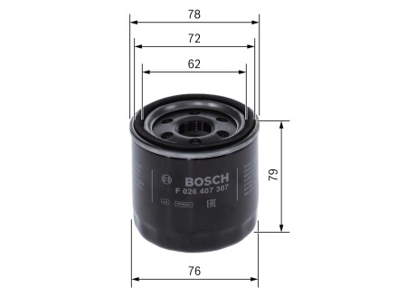 Смазочный фильтр bosch f 026 407 307