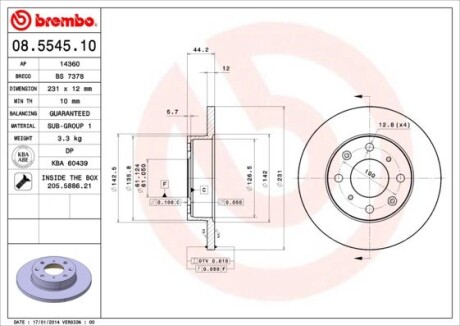 Brembo 08.5545.10