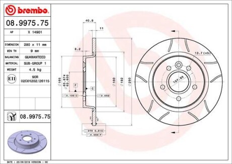 Brembo 08.9975.75