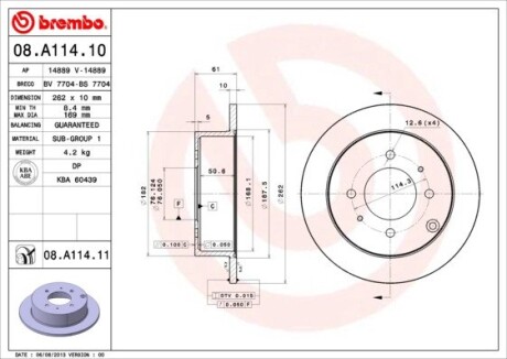 Brembo 08.A114.11