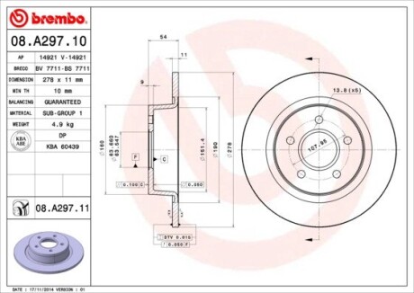 Brembo 08.A297.11