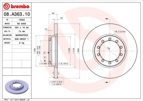 Brembo 08.A363.10