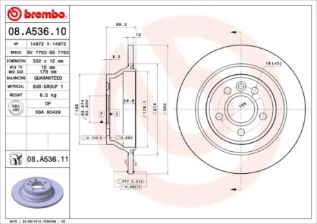 Brembo 08.A536.11