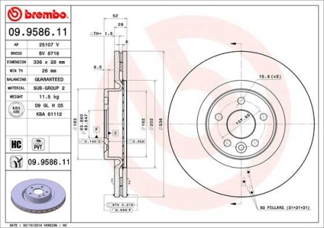 Brembo 09.9586.11