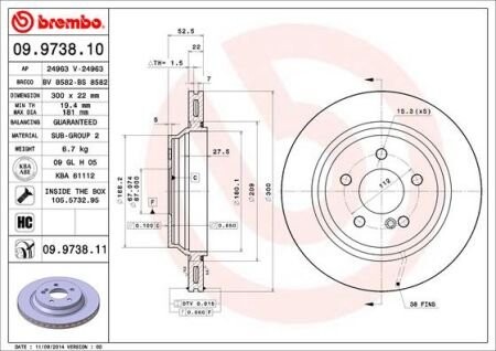 Brembo 09.9738.11