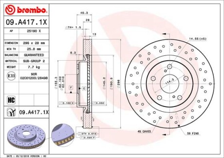 Brembo 09.A417.1X