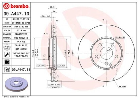 Brembo 09.A447.11