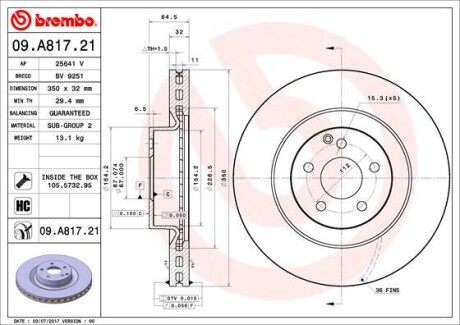 Brembo 09.A817.21