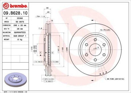 Brembo 09.B628.10