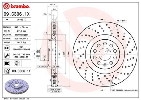 Brembo 09.C306.1X