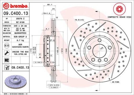 Brembo 09.C400.13