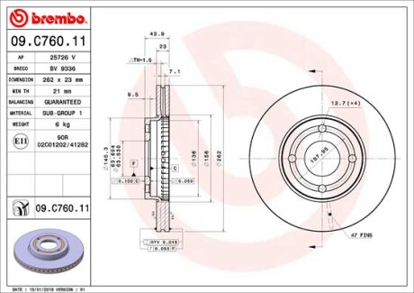 Brembo 09.C760.11