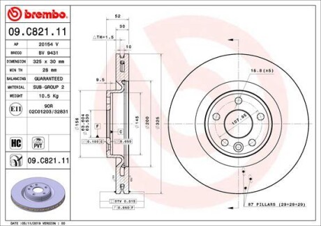 Brembo 09.C821.11