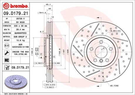 Brembo 09.D179.21