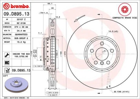 Brembo 09.D895.13