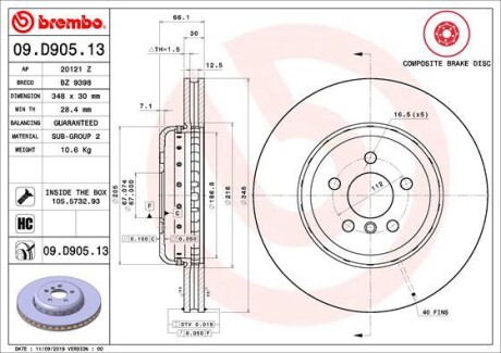 Brembo 09.D905.13