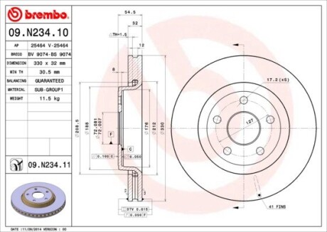 Brembo 09.N234.11