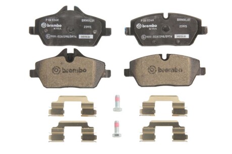 Гальмівні колодки дискові brembo p06 034X