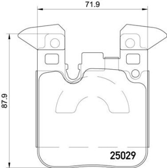 Гальмівні колодки дискові brembo p06 087