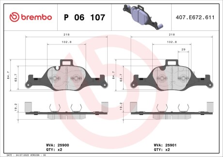 Brembo p06 107