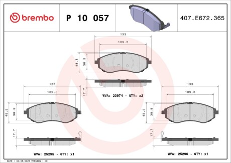 Brembo p10 057