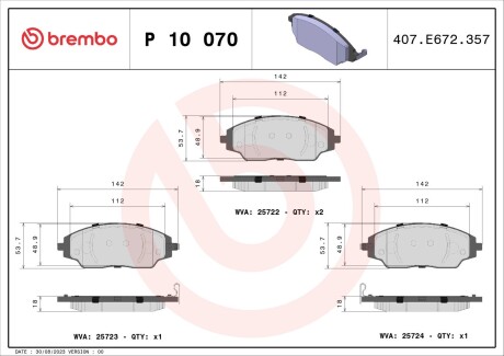 Brembo p10 070