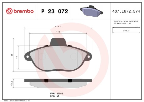 Brembo p23 072