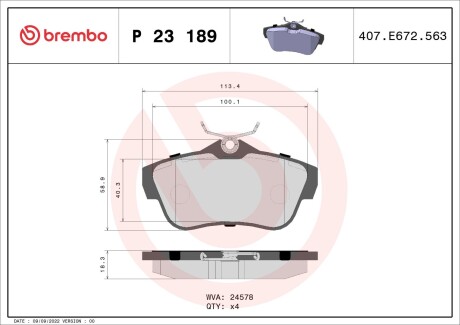 Brembo p23 189