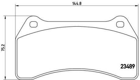 Гальмівні колодки дискові brembo p36014 (фото 1)