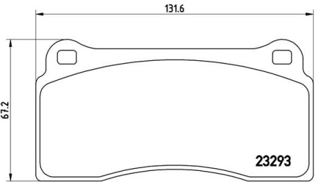 Гальмівні колодки дискові brembo p36 018