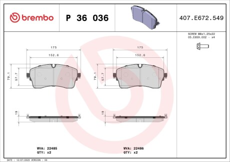 Brembo p36 036