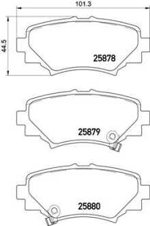 Комплект гальмівних колодок brembo p49 049