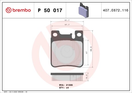 Brembo p50 017