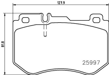 Гальмівні колодки дискові brembo p50 123