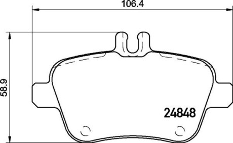 Гальмівні колодки дискові brembo p50 135