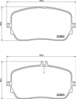 Гальмівні колодки дискові brembo p50 149