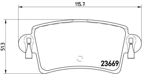 Гальмівні колодки дискові brembo p59 040