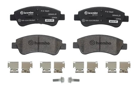 Гальмівні колодки дискові brembo p61066X (фото 1)