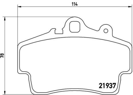 Колодки гальмівні brembo p65 007