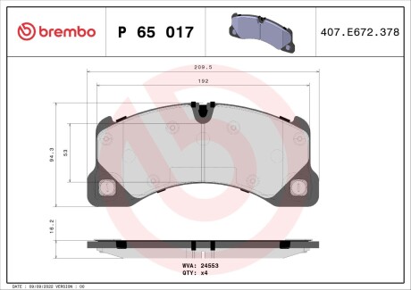 Brembo p65 017